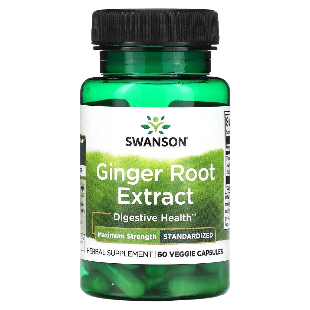 Ginger Root Extract, Veggie Capsules 60 (200Mg Per Capsule)