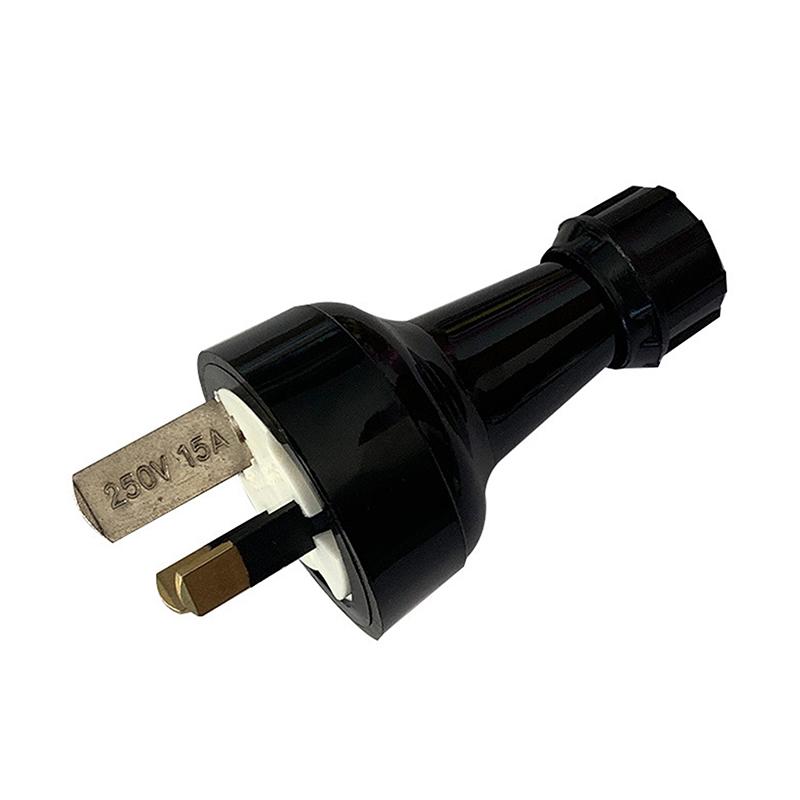 1/2PCS Plastic Rewirable Plug Socket Australian Female Socket 3 Prong Electrical Socket Grounded Rewire Socket DIY Assembled