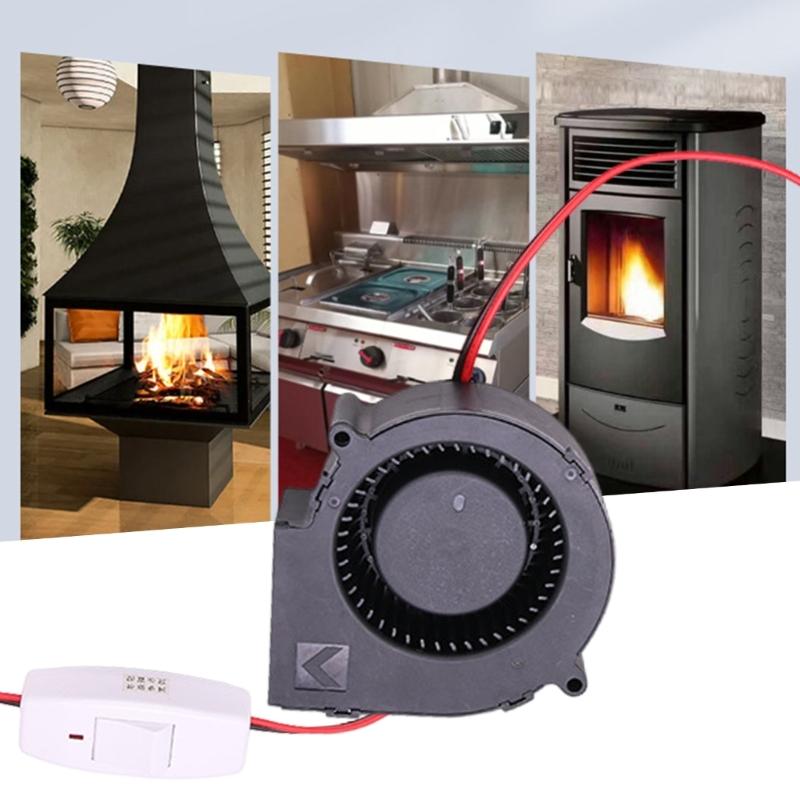 Industrial Heavy Duty Cooling Fan 12V 7000RPM High Speed Blower For BBQ Stove Electronic Equipment Temperature Control
