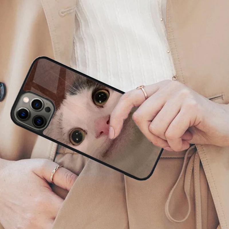Beluga Cat Meme Face Smiling Magnetic Phone Case For APPLE iPhone 17 Air 16 14 13 12 Pro Max 15 Plus Wireless MagSafe Cover