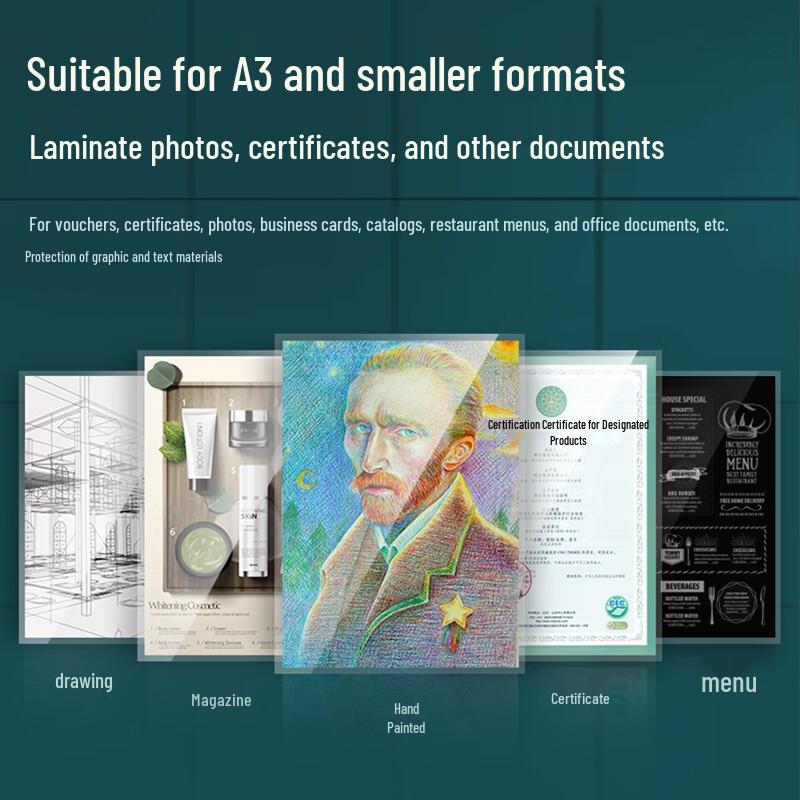 Deli 14371 A3 Smart Touch Office Laminator CN plug (adapter included)