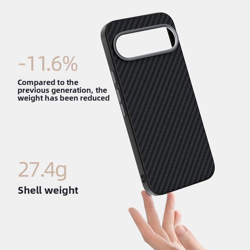 Carbon Fiber Phone Case for Google Pixel 10 9 Pro XL 10A 9A Pixel 9 Pro for Magsafe Magnetic Wireless Charger Shockproof Cover