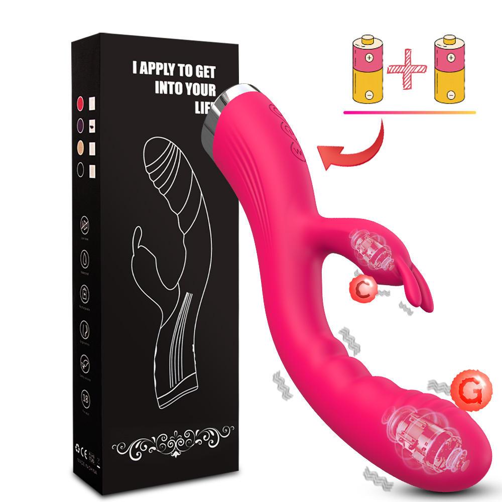 Powerful G-Spot Rabbit Vibrator Vaginal Clitoral Stimulation 10 Powerful Vibration Massager Sex Toys for Women Couples