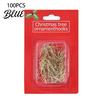Christmas Tree Accessory Festive Hangers Hooks Metal Pcs Ornament Kit 100 S-Shaped Hangers Hooks