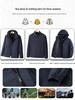 Men's 3-in-1 Thick Winter Jacket, Middle-aged Dad Style