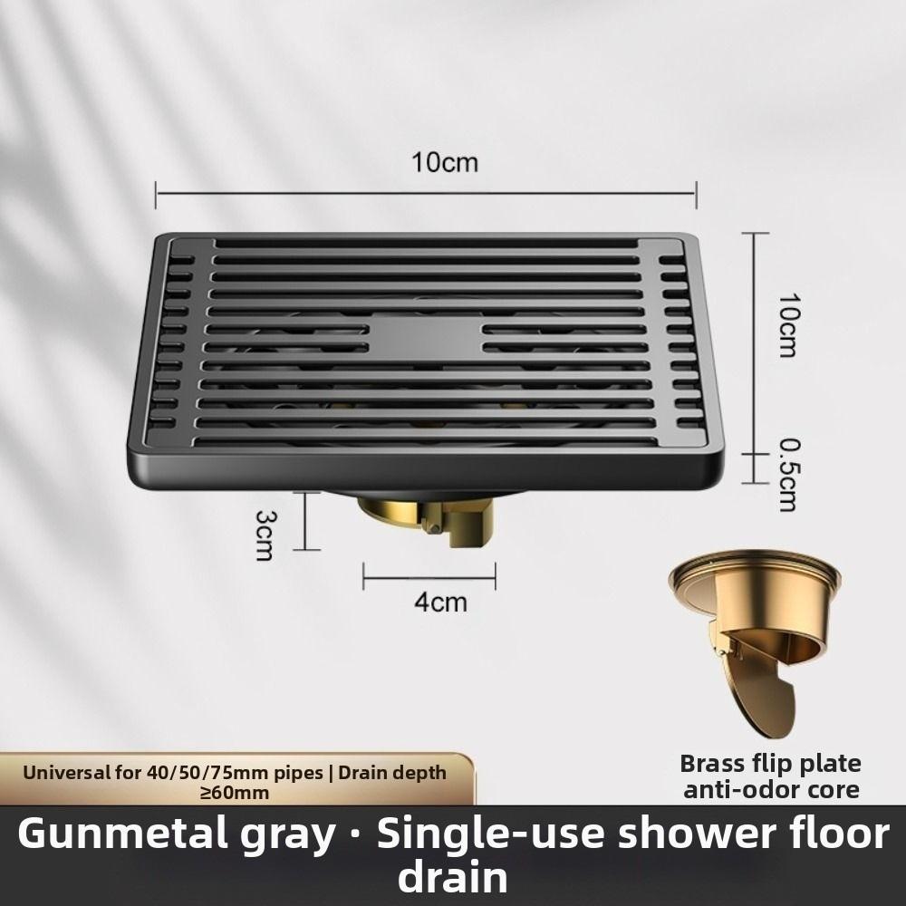 Anti-Odor Drain Valve Cover Dual Use Shower Trap Filter Bathroom Drain Plug  Shower Room