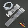 Dla Casio G-Shock GA-100/110/120/140 GD-100 GAX-100 GLS-100 Zamienny Gumowy Silikonowy Matowy Pasek do Zegarka Bransoleta Pasek + Koperta