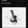 2PCS Hook Practicality Wall Load-bearing Wall Hanging Holder Household Supplies Sticking Hook Bag Hook Adhesive Simple Art