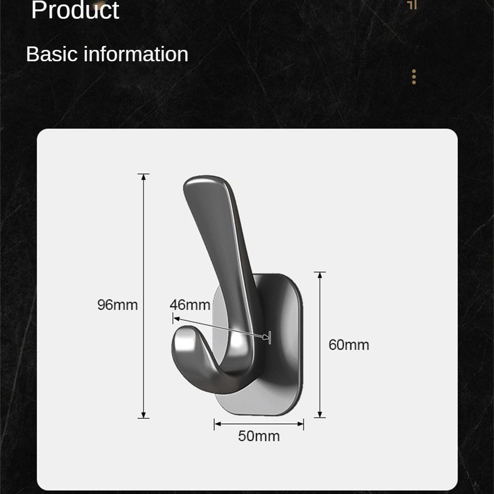 2PCS Hook Practicality Wall Load-bearing Wall Hanging Holder Household Supplies Sticking Hook Bag Hook Adhesive Simple Art
