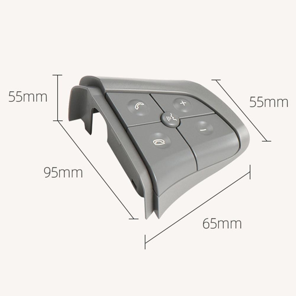 

4 клавиши, кнопка управления переключателем рулевого колеса автомобиля для Mercedes-Benz ML-Class/GL-Class W164 R-Class W251 B-Class W245 Grey Right