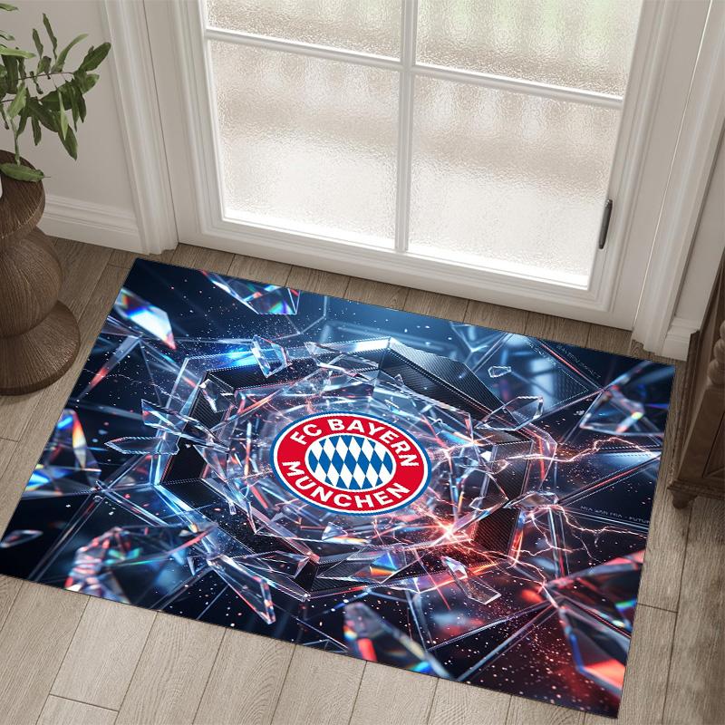 Miuncheno „Bayern“ dizaino kristalinis veliūrinis kilimas Jaukus Ne?Neslystantis raštuotas kilimas miegamajam, svetainei, prieškambariui