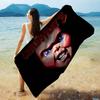 C-Chucky C-Child's P-Play Bath Towel Microfiber Soft Water Absorbing Breathable For Girl Kids Decorative Cartoon Beach Towel