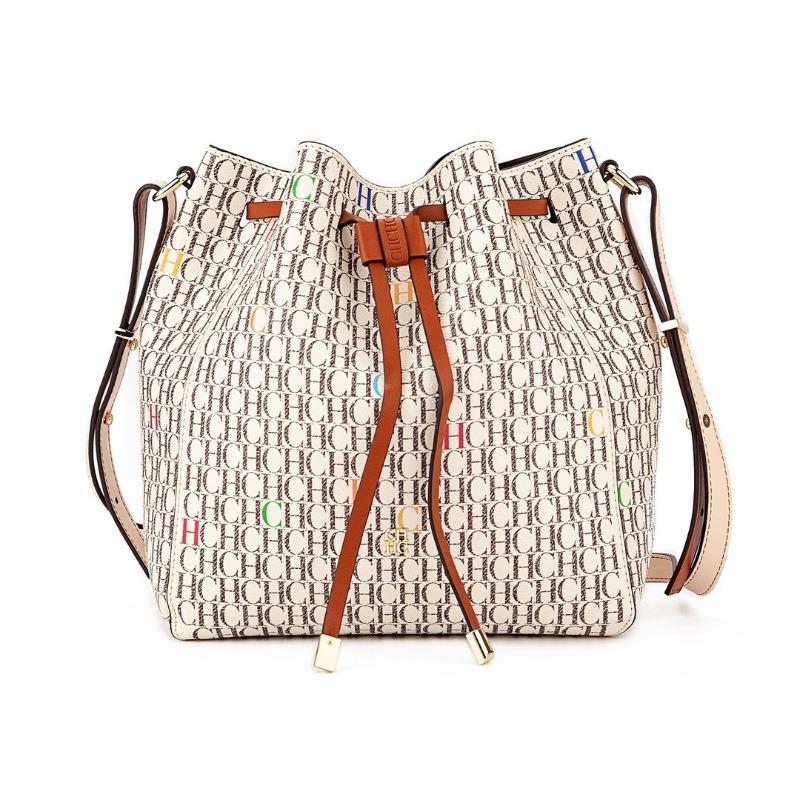 

Women s drawstring bundle bag fashion trend women s bucket bag large capacity women s bag length 27cm, width 14cm, height 29cm