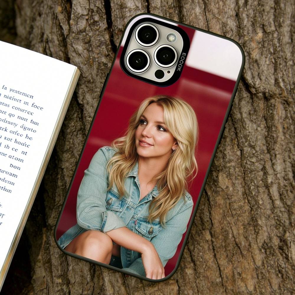 Britney Spears Phone Case For iPhone 17,16,15,14,13,12,11 Plus,Pro Max,XS,Colorful Silver Phone case Funda Cover