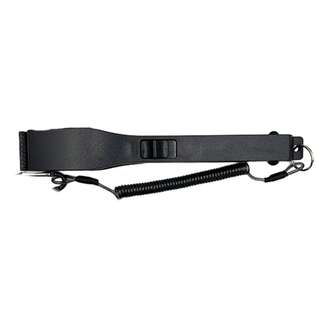 Tragbarer Fischgreifer Zange Kunststoff Fischgreifer mit Lanyard Schlüsselanhänger Halter Fischhalter Angelwerkzeug Langlebig