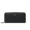 Patrick Cox Women's PXLWEET1 Round Long Wallet In Black, Italian Leather, with Color Sandals and Simple Color Combinations