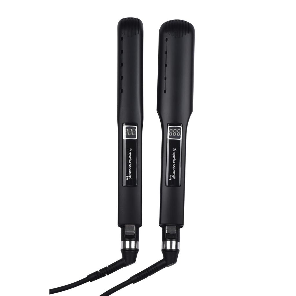Pro Salon Steam Hair Straightener & Curler - Ionic, Damage-Free Dual-Use