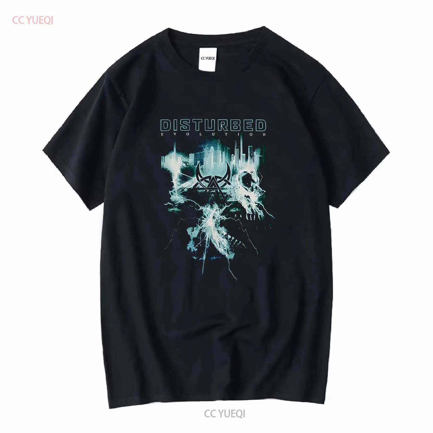 Disturbed ConcerT T Shirt Mens Medium Black Blue Evolution 2019 Tour Music Metal long or short sleeves vintage Washed Stylish S разноцветный