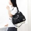 Women Multifunction Shoulder Messenger Bag Nylon Crossbody Bags Water-Repellent Handbags Large Capacity Travel Tote Bags