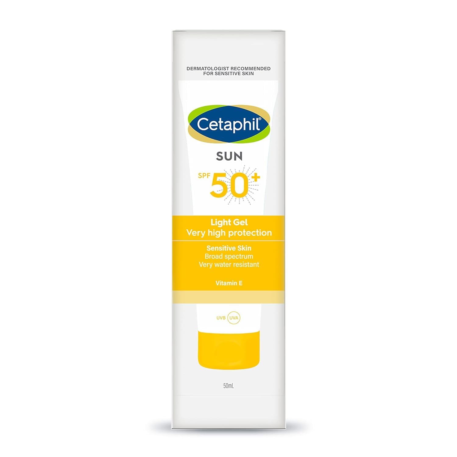 

Cetaphil Sun SPF 50 Sunscreen Gel For Combination Skin Lightweight Water Resistant 50 ml