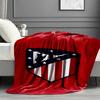 Coperta con Stampa Atletico Madrid - Morbida e Confortevole, per Camera da Letto, Viaggio, Divano, Decorazione per la Casa - Regalo di Compleanno o Natale per un Amico
