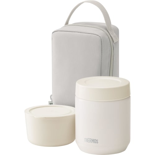 Dishwasher-safe Thermos Vacuum Insulated Soup Lunch Set, 300ml, Greige, JEE-550 GG