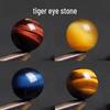 Natural Tiger Eye Cat's Eye Beads: Gold, Blue, Red, Yellow Crystal DIY Bracelet Spacer