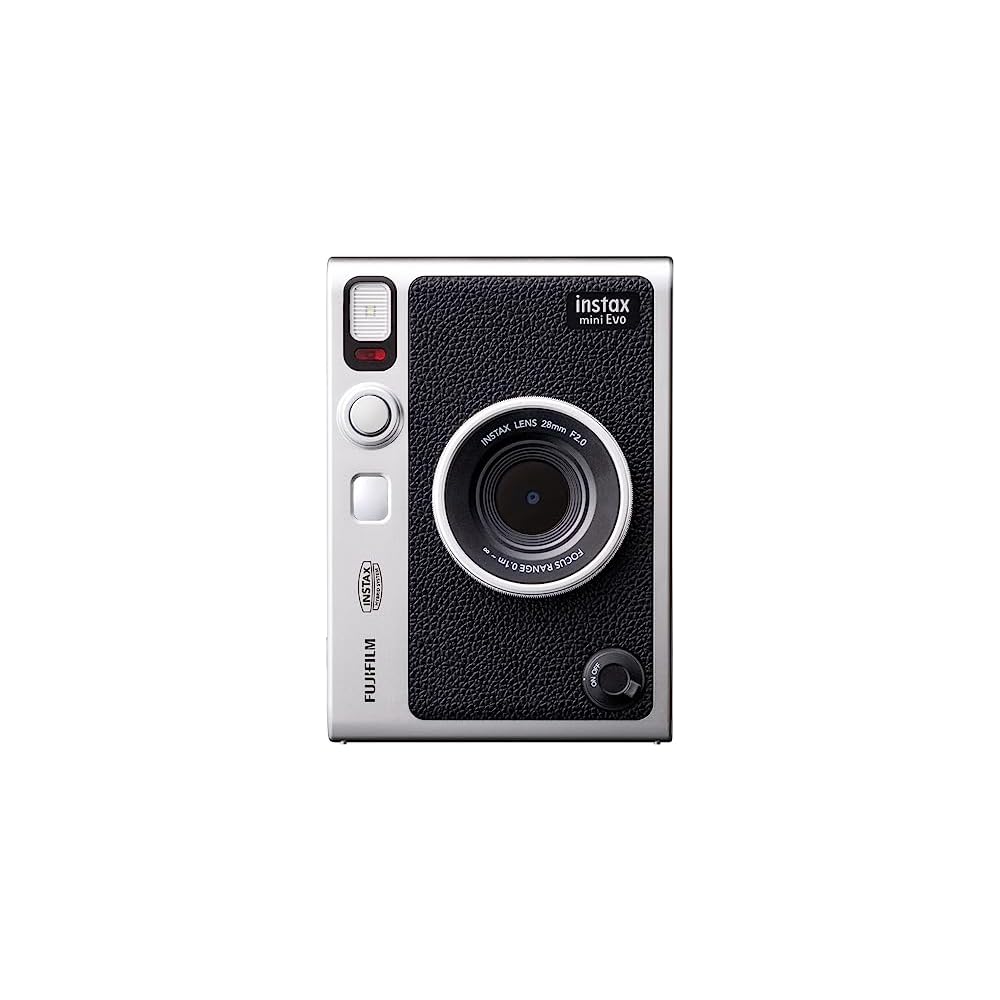 Fujifilm Instax Mini Evo Hybrid Instant Camera (Instant Camera/Smartphone Printer/Digital Camera) Black INS MINI EVO BLACK C