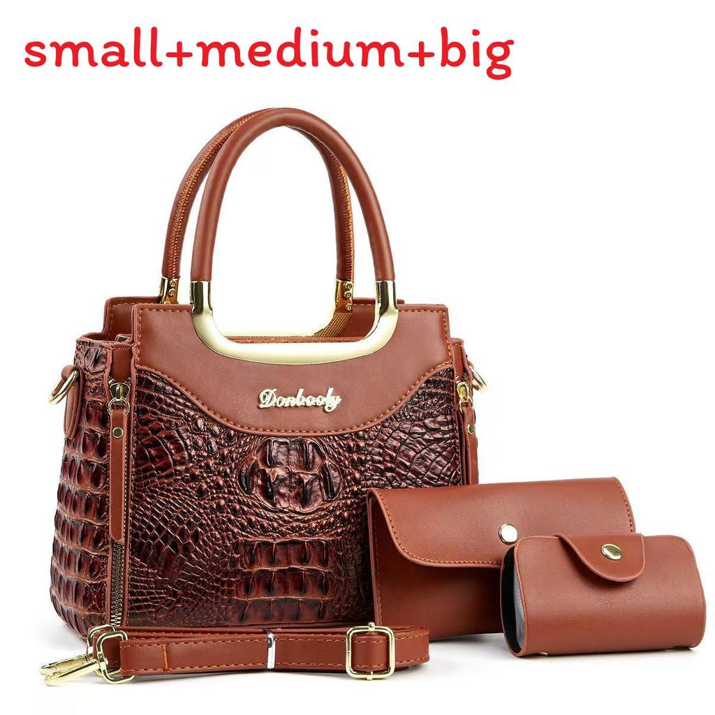 Womens Square Shape Pu Tote Bag With Inner Pockets For Casual Outings