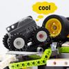 ASTEM 413PCS Plus Technik Teile Rückziehmotor Achsstifte Ersatz Bausteinteile Normale Größe mechanische Teile umfassen Steine, Buchsen und