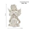 Nordic Angel Girl Sculpture - Resin Figurine for Living Room Décor