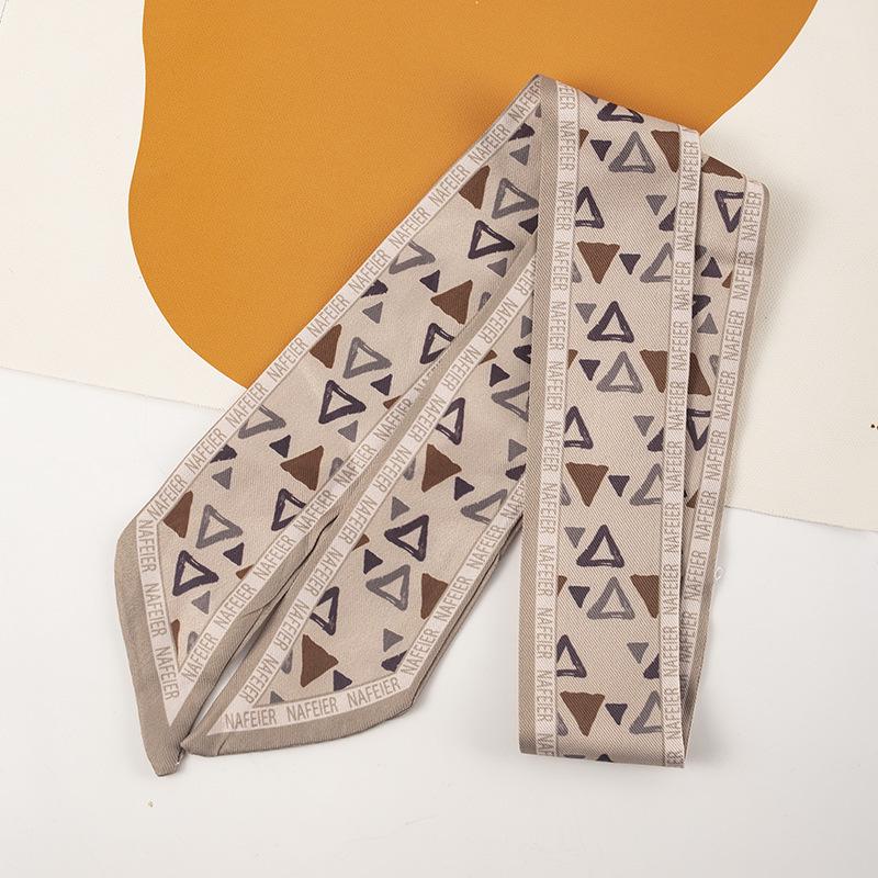 

Универсальный шарф-лента в корейском стиле: Завязка для ручки сумки, Модная повязка на голову, Весенне-летняя шейная косынка для женщин 90 cm