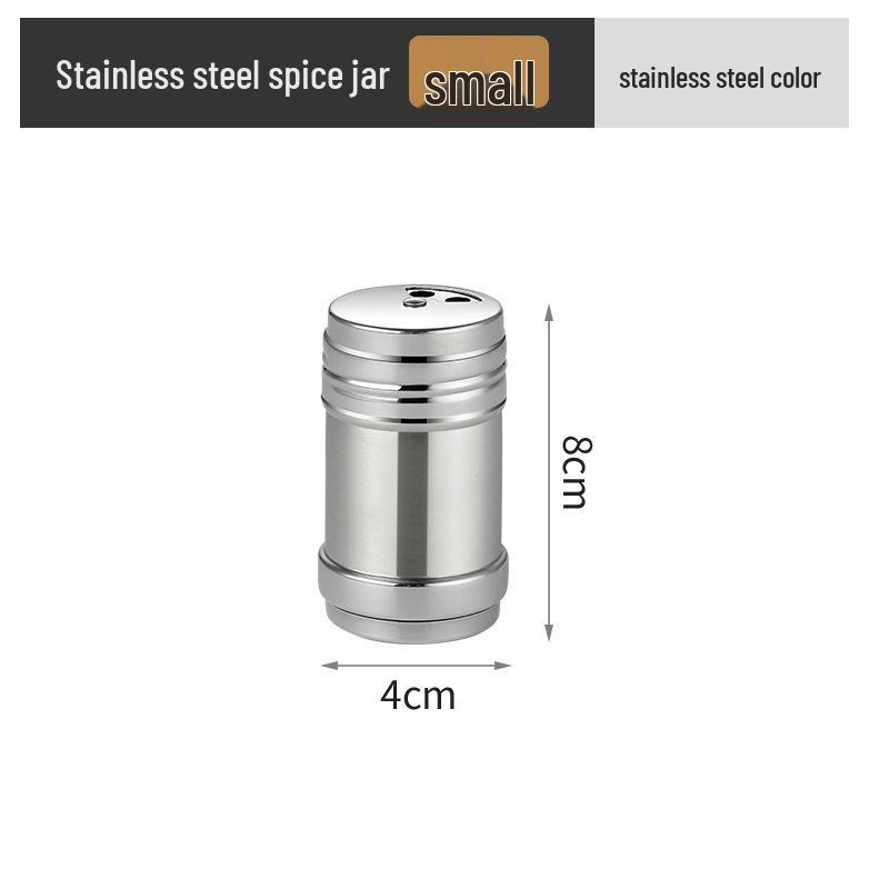 

Rotating Stainless Steel Spice and Seasoning Shaker Set