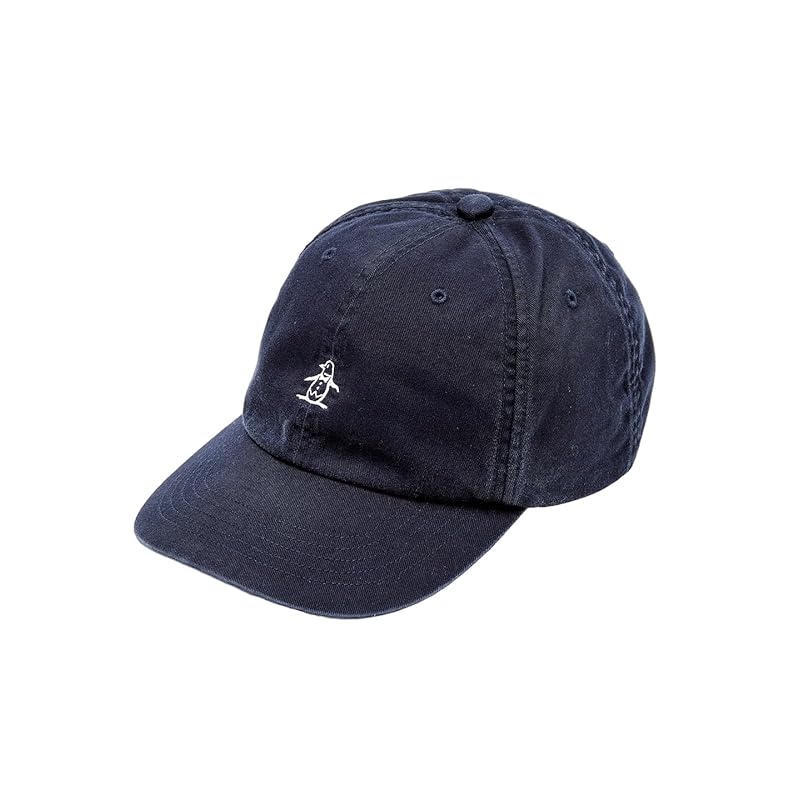 

[Munsingwear] cap standard One point embroidery cotton cotton baseball cap golf MG5SCP00U NV00 (Navy)