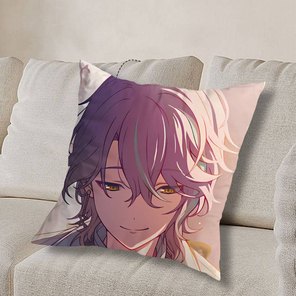 R-Rui Project Sekai Kamishiro  Pillow Case Sofa Living Room Bedroom Headboard Backrest Cushion Square Cushion Nap Time