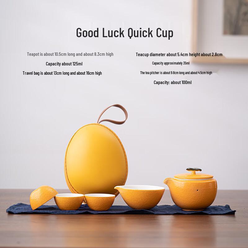 

Portable Ceramic Kung Fu Tea Set