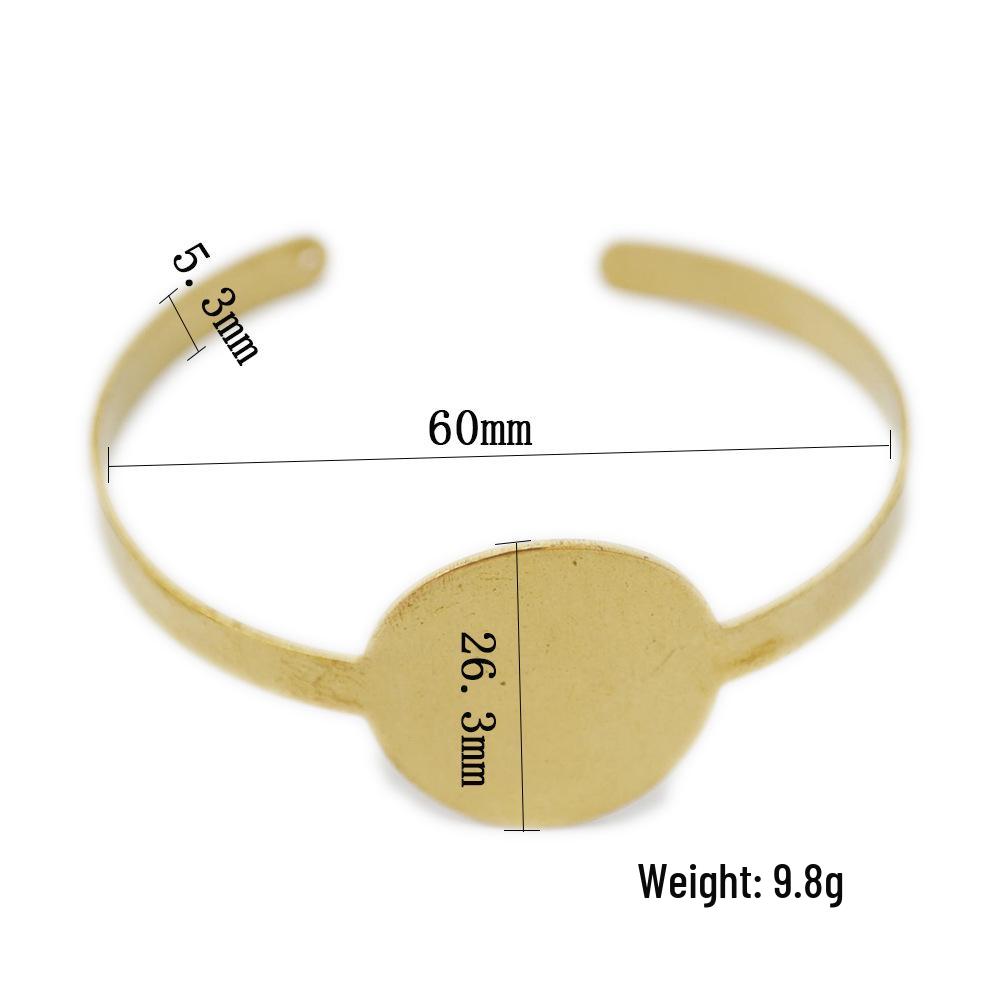 2023 Trendy Adjustable Pure Copper Geometric Triangle Bracelet - Korean Style Fashion Accessory