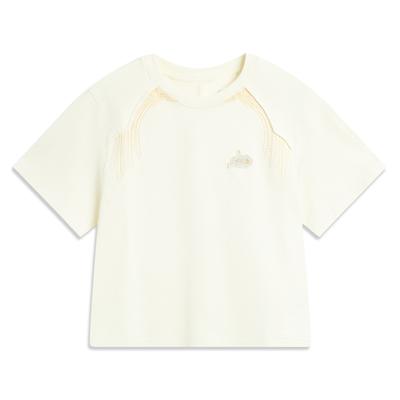 Li Ning X Palace Museum Collaboration Chinese Culture Series Sports Lifestyle Versatile Fashion Casual Loose Round Neck Short Sleeve T-Shirt AHSV866-2