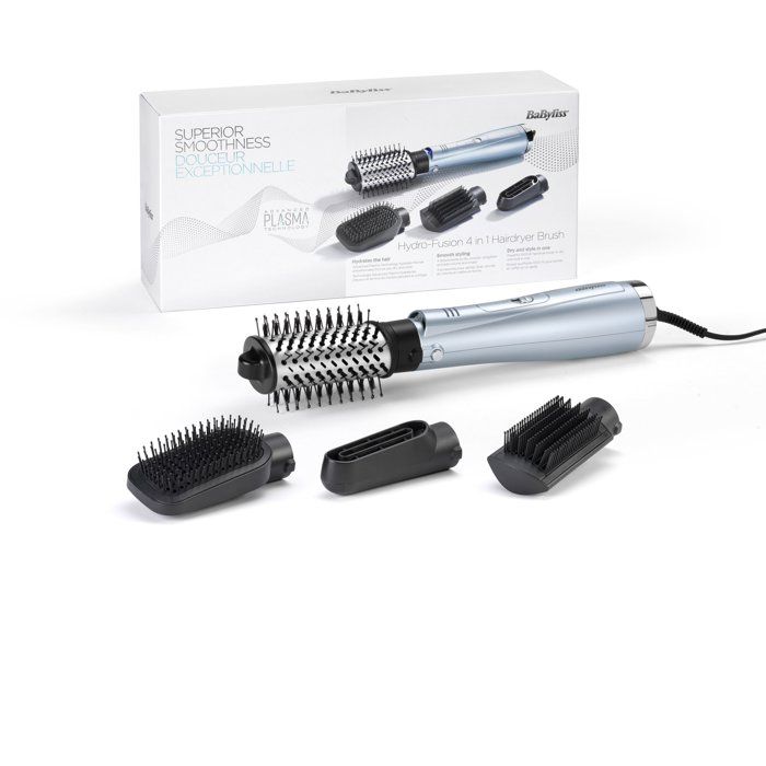 4-in-1 Blow-Drying Brush - BABYLISS - AS774E - Advanced Plasma Technology - Multi-accessories - Anti-frizz