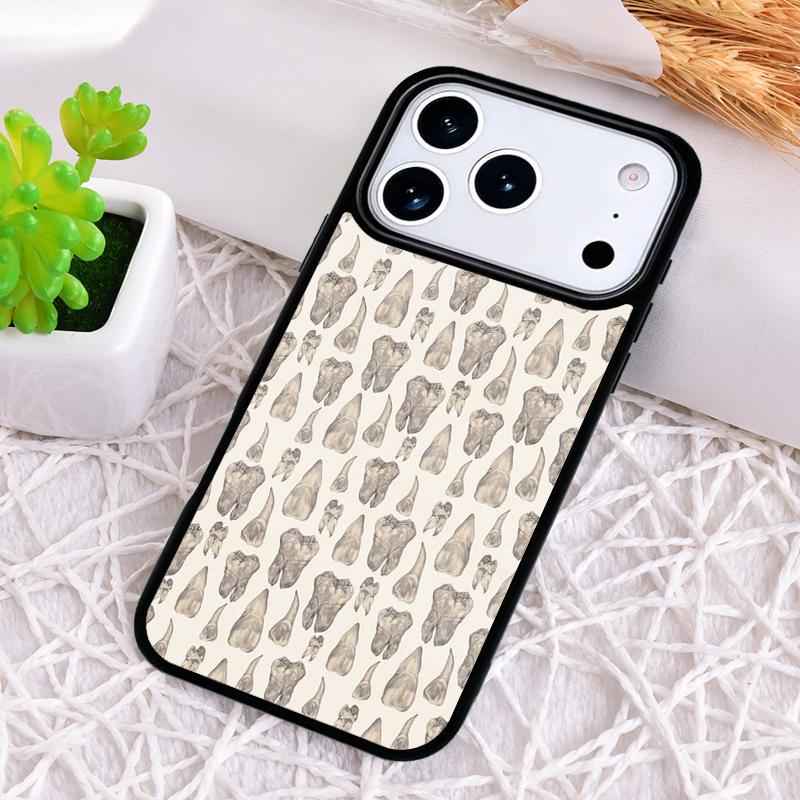 Dentist Tooth Dental Hygienist soft Phone Case for iPhone 17 Air 16 15 11 12 14 13 Pro Max Shockproof Cover