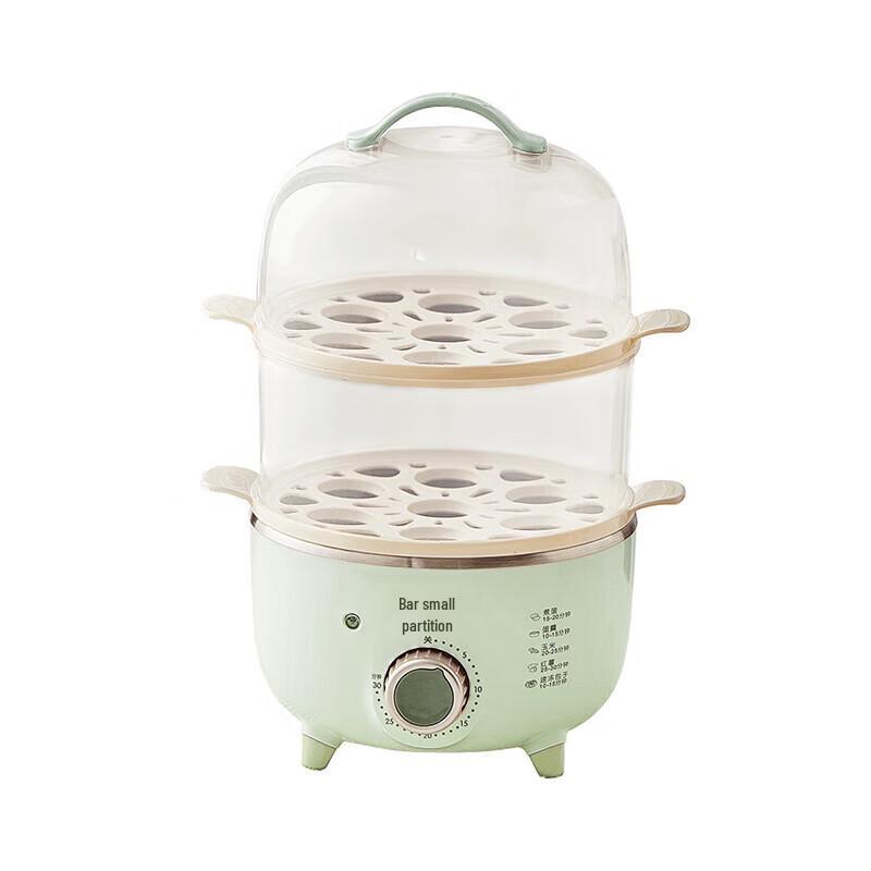 Bear ZDQ-C14U2 Multi-function Double-Layer Electric Egg Cooker & Steamer CN plug (adapter included)