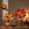 DIY Realistic Fall Pumpkin Decor Simulated Flowers Artificial Pumpkin Bouquet  Autumn Decor