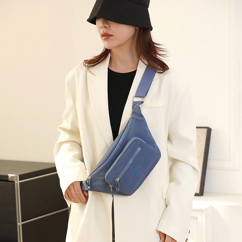 Geantă Multifuncțională de Talie pentru Exterior pentru Femei, Geantă de Piept de Mare Capacitate, Rezistentă la Uzură, Sport, Impermeabilă, de Umăr, Crossbody