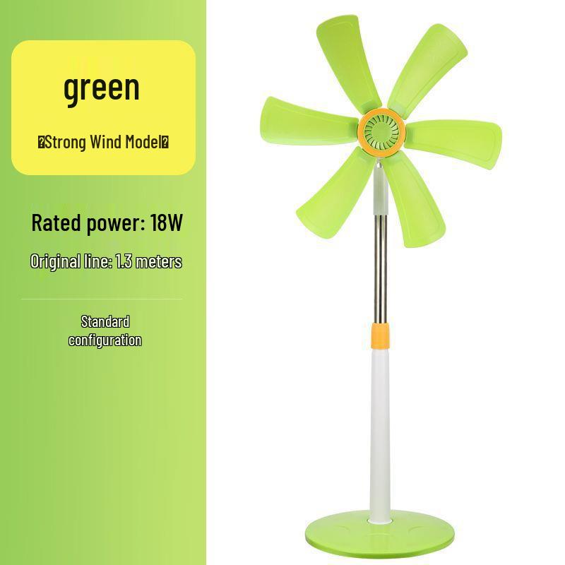 Leide Zhu Silent Oscillating Floor Fan for Home, Office, or Dorms – Powerful, Compact Design