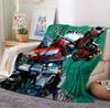Custom Name Robo Battle Flannel Blanket Throw Blanket Soft Warm Sofa Bed Decor Unique Gift