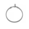 YENA BY YENA Silver Air Box Chain Bracelet b003