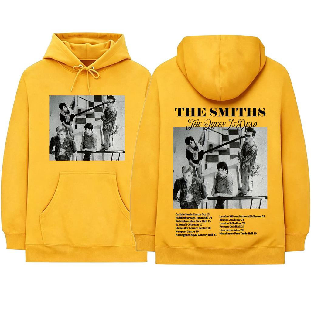 Rock Band The Smiths The Queen Is Dead Hoodies 1986 Tourdaten Morrissey Pullover Herren Damen Kleidung Sweatshirts Streetwear