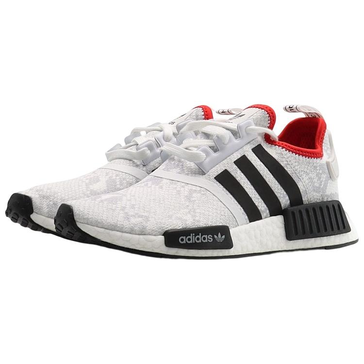 Adidas NMD_R1 Stlt 'White Black Scarlet' FV3874