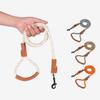 150cm Adjustable Strong Nylon Pet Leash Portable Training Reflective Traction Dog Harness with Soft Leather Handle Collar Perro