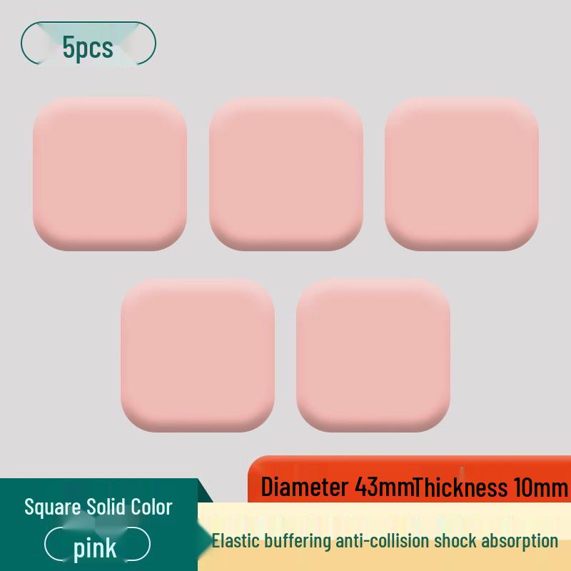 Door Stopper: Punch-Free Silicone Magnet for Bathroom with Anti-Collision Pad